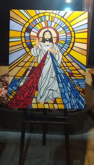 Painel Jesus Misericordioso - 0,80 x 1,00