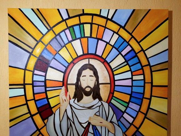 Painel Jesus Misericordioso - 0,95 x 1,80