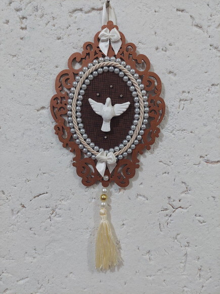 Pingente de porta com Espírito Santo