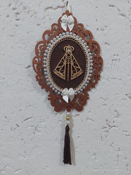 Pingente de porta com Nossa Senhora Aparecida