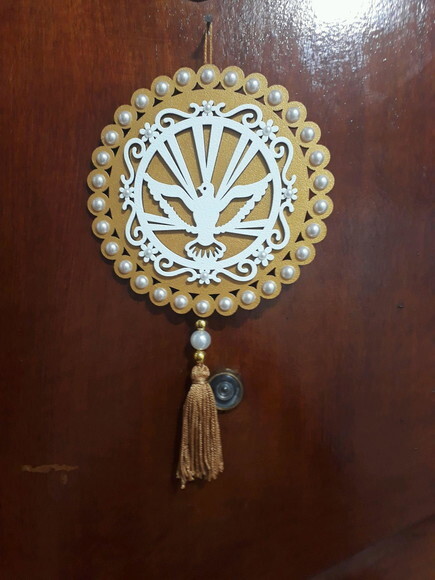 Pingente de porta Divino Espírito Santo