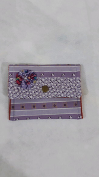 Porta moedas / Carteira de tecido - Santo/Santa (religiosa)