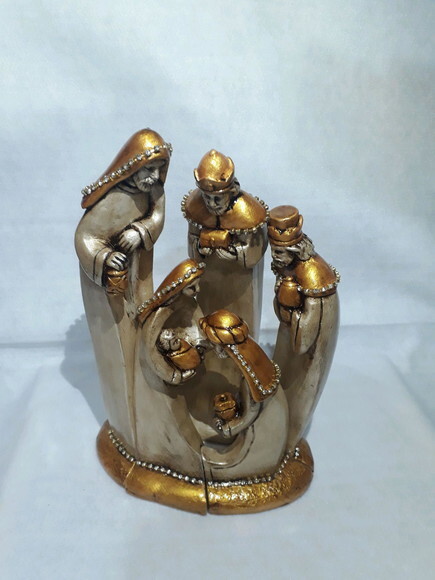 Presépio Estilizado, 5 Peças, 20cm