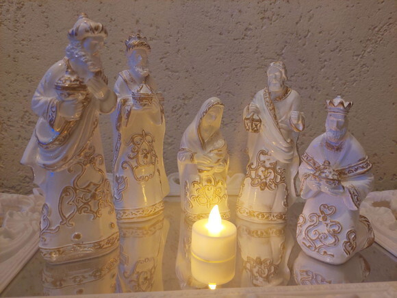 Presépio Marroquino , 5 Peças , 16cm, Presépio de Natal