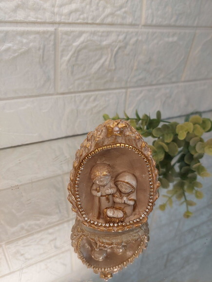 Presépio na Pinha , Gesso, Natal