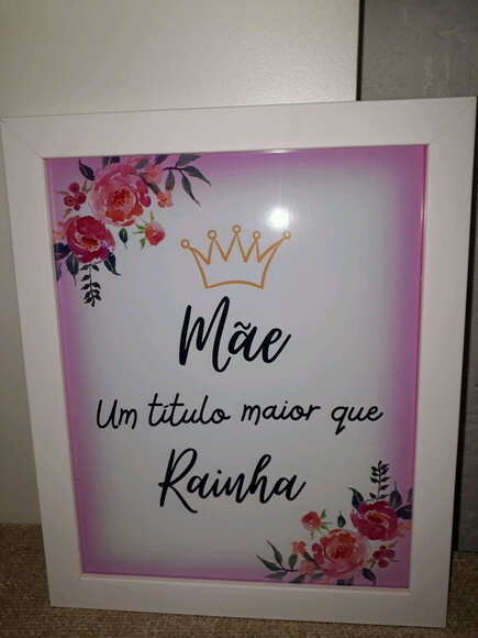 Quadro decorativo para o Dia das Mães 2021