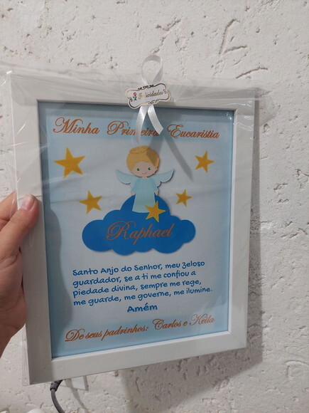 Quadro Personalizado para Primeira Eucaristia