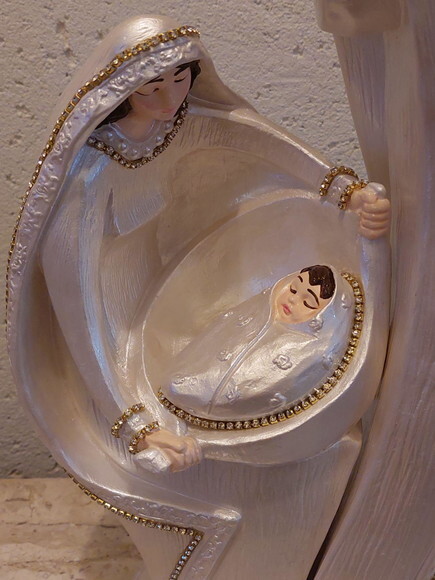 Sagrada Família / Presépio Moderno 2 Peças de Encaixe