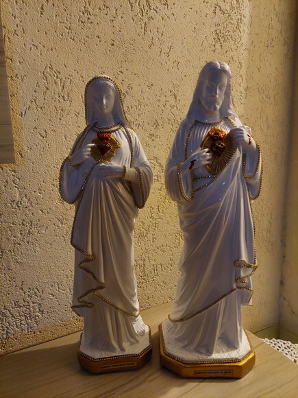 Sagrado Coração De Jesus E Maria, 40cm