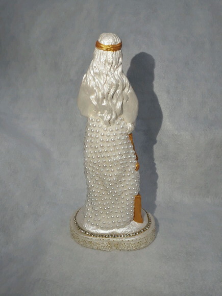 Santa Cecília 20cm - Padroeira dos músicos.