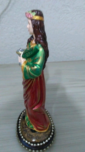 Santa Luzia 20cm - Protetora dos olhos.