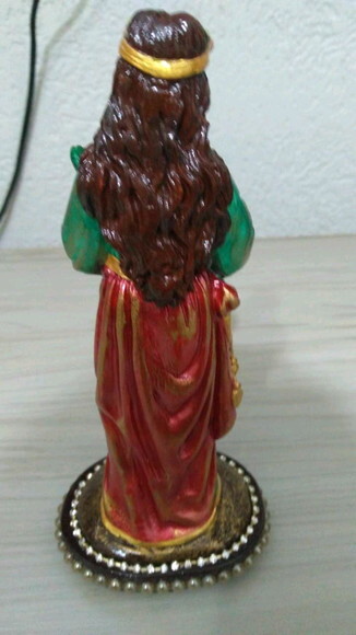 Santa Luzia 20cm - Protetora dos olhos.