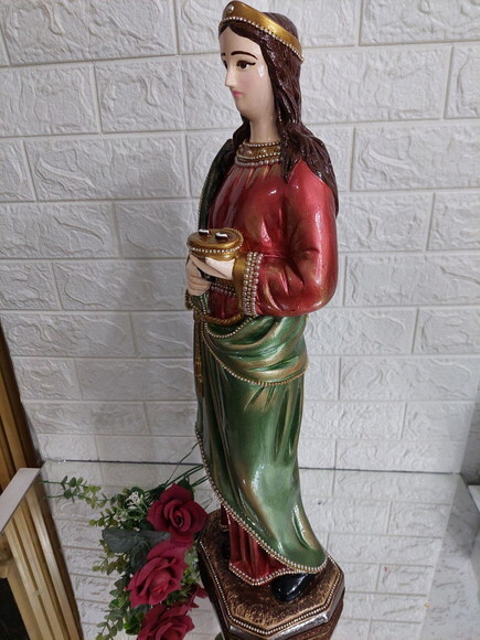 Santa Luzia 60cm - Protetora dos Olhos.