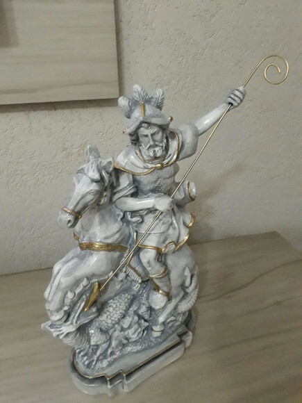 São Jorge barroco, 40cm.