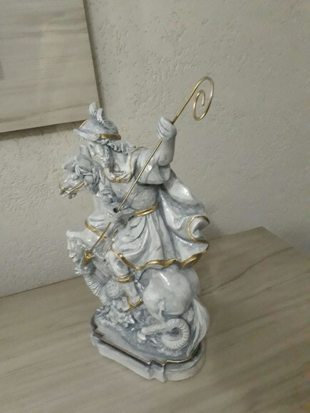 São Jorge barroco, 40cm.