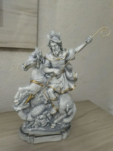 São Jorge barroco, 40cm.