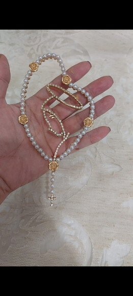 Terço de Nossa Senhora em MDF