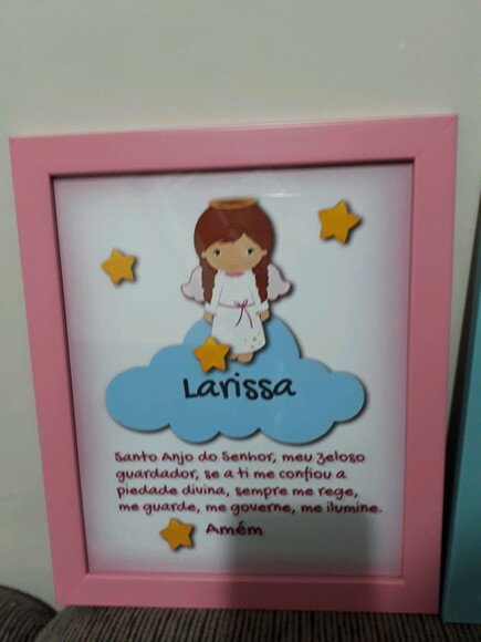 2 quadros Santo Anjo