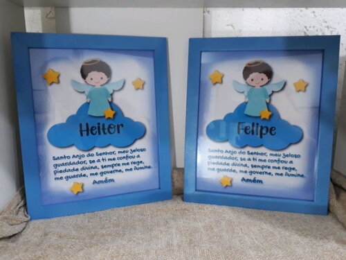 2 quadros Santo Anjo