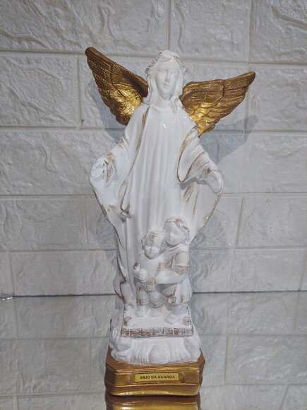Anjo da Guarda com Crianças, 30 cm