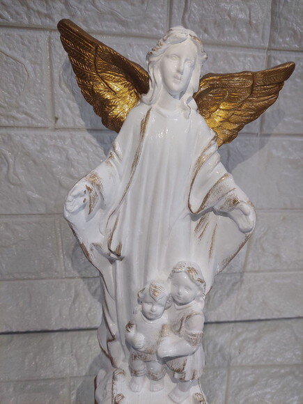 Anjo da Guarda com Crianças, 30 cm