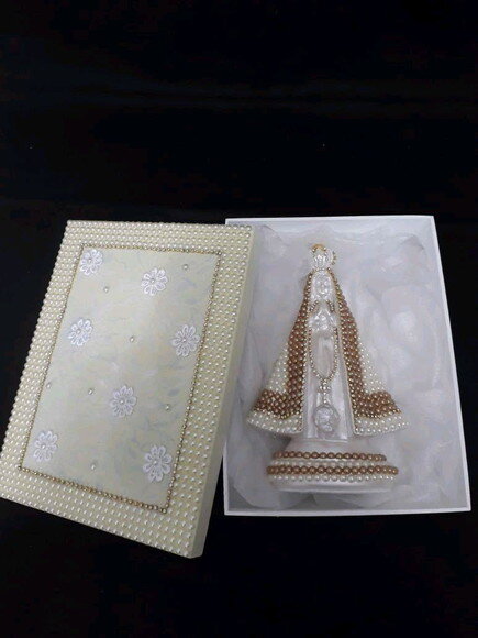 Caixa com Nossa Senhora Aparecida