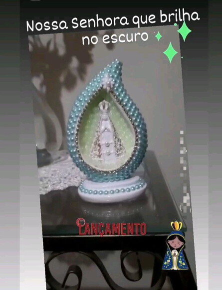 Brilha no Escuro! Gota de Nossa Senhora Aparecida.