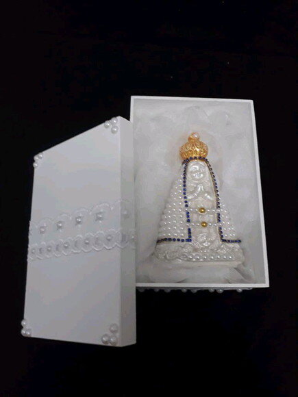 Caixa com Nossa Senhora Aparecida Baby