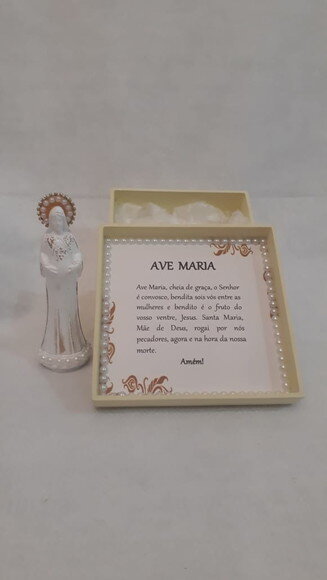 Caixa de Nossa Senhora Grávida e Oração