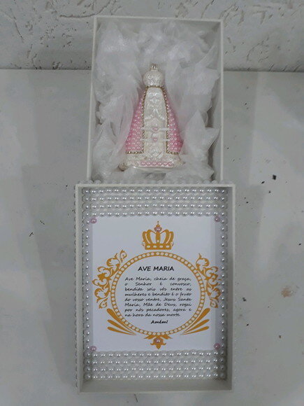Caixa personalizada com Nossa Senhora Aparecida Baby