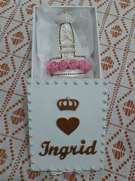 Caixa personalizada com Nossa Senhora Aparecida Baby