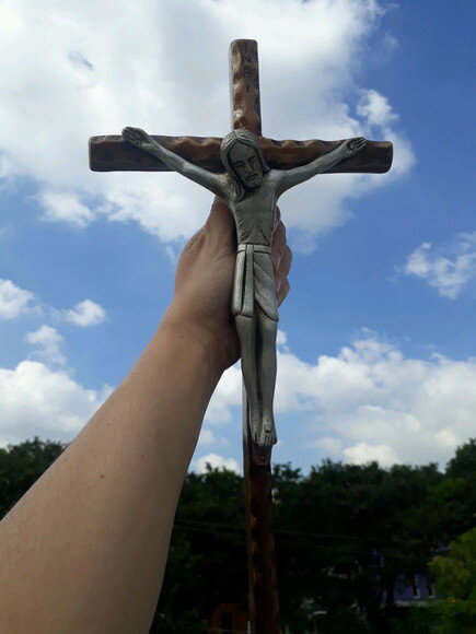 Crucifixo de parede, 40cm