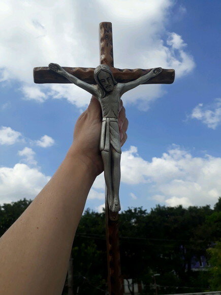 Crucifixo de parede, 40cm