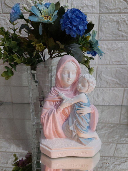 Imagem da Mãe Rainha , 20cm.