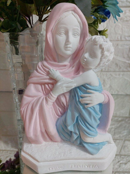 Imagem da Mãe Rainha , 20cm.