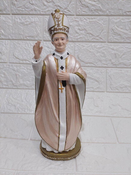 Imagem do Papa São João Paulo Ii , 26cm