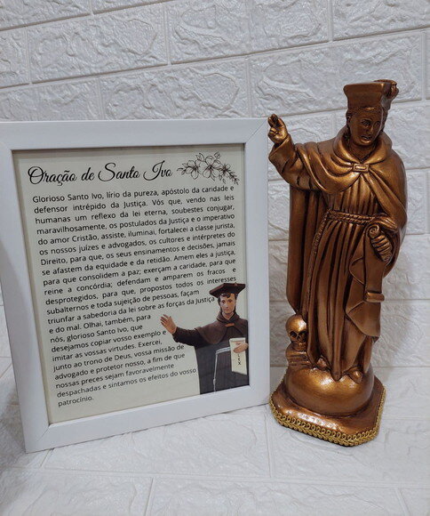 Imagem E Quadro De Santo Ivo , Padroeiro Dos Advogados.