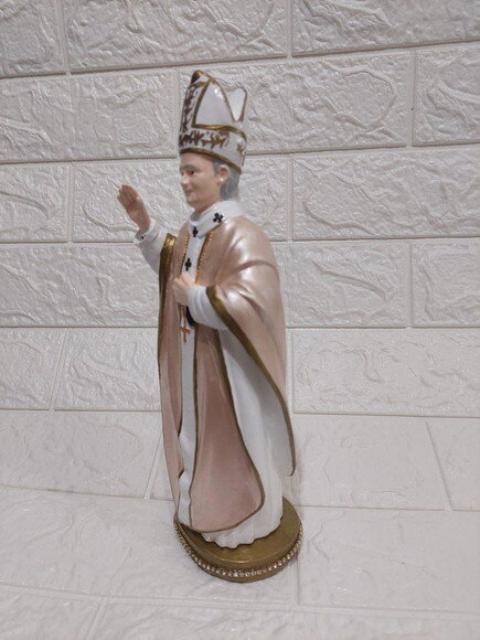 Imagem do Papa São João Paulo Ii , 26cm