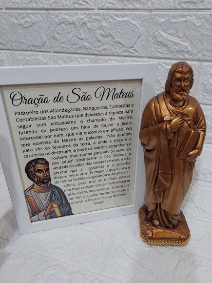 Imagem E Quadro De São Mateus , Padroeiro Dos Contabilistas