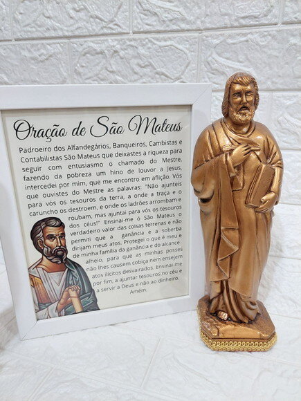 Imagem E Quadro De São Mateus , Padroeiro Dos Contabilistas