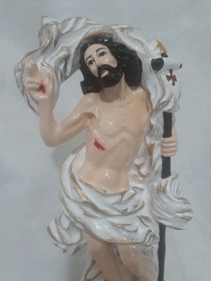 Jesus Ressuscitado, 30cm.
