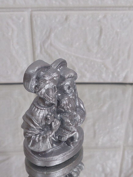 Lembrancinha da Sagrada Família, 8cm, prata