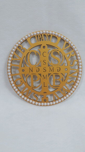 Medalha de São Bento em MDF