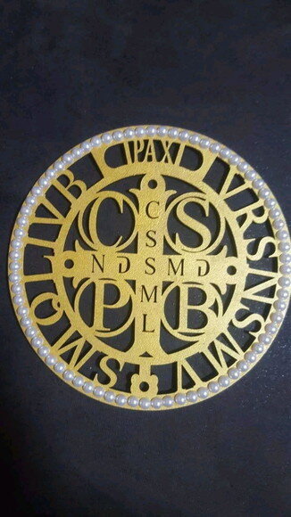 Medalha de São Bento em MDF