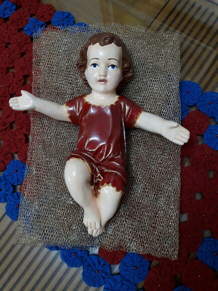 Menino Jesus de gesso
