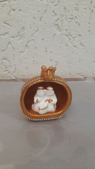 Mini presépio de gesso