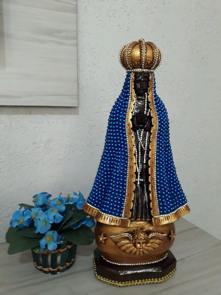 Nossa Senhora Aparecida 40 cm customizada