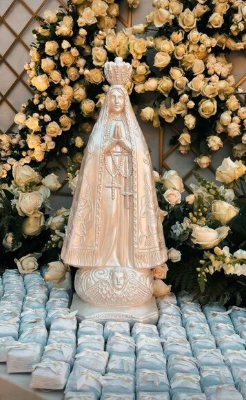 Nossa Senhora Aparecida 65cm, Casamento , Noiva