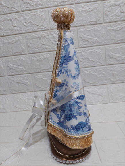 Nossa Senhora Aparecida 40cm , Casamento , com Porta Aliança