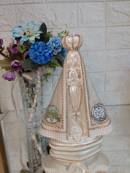 Nossa Senhora Aparecida com Fotos ou Logo da Sua Empresa
